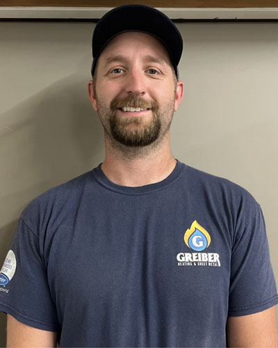 Greiber Heating & Sheet Metal employee; Devon.