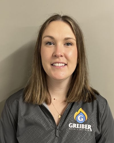 Greiber Heating & Sheet Metal employee; Katie.