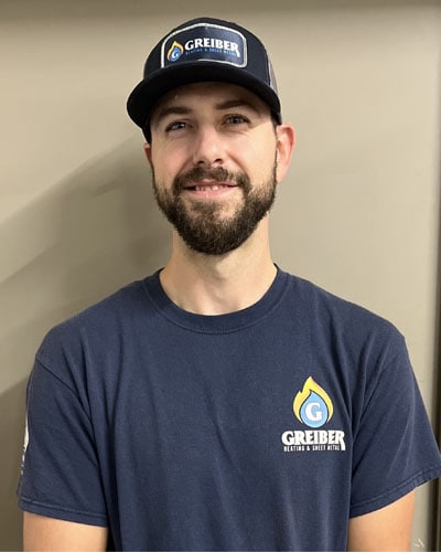 Greiber Heating & Sheet Metal employee; Reese.